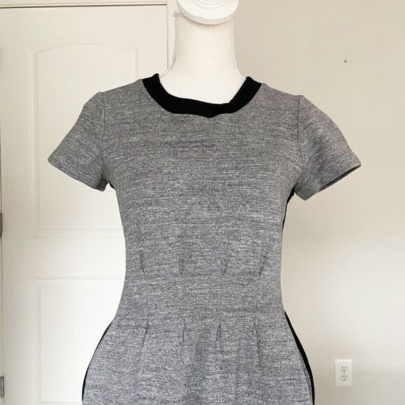 Madewell Parkline Grey and Black Dress - Picture 3 of 10